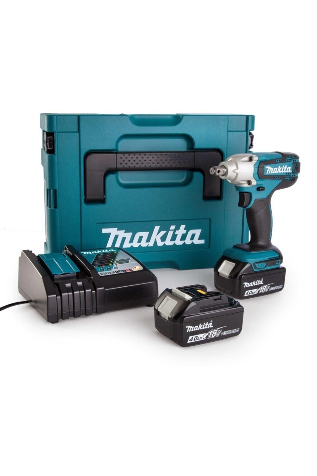 Makita DTW190RFE Akülü Somun Sıkma Makinesi (18V - 2 x 3.0 Ah Akü / 190 Nm Tork Kapasitesi) - DTW190RFE
