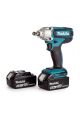 Makita DTW190RFE Akülü Somun Sıkma Makinesi (18V - 2 x 3.0 Ah Akü / 190 Nm Tork Kapasitesi) - DTW190RFE