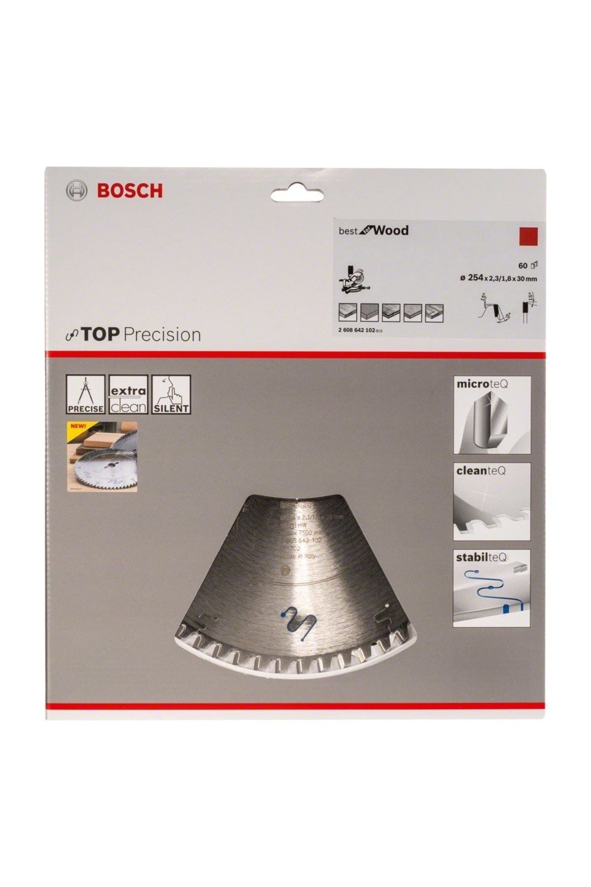 Bosch Expert for Wood Daire Testere Bıçağı (254 x 30 mm - 60 Diş) - 2608642102