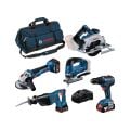 Bosch GSR+GWS+GKS+GSA+GST 3x4.0Ah