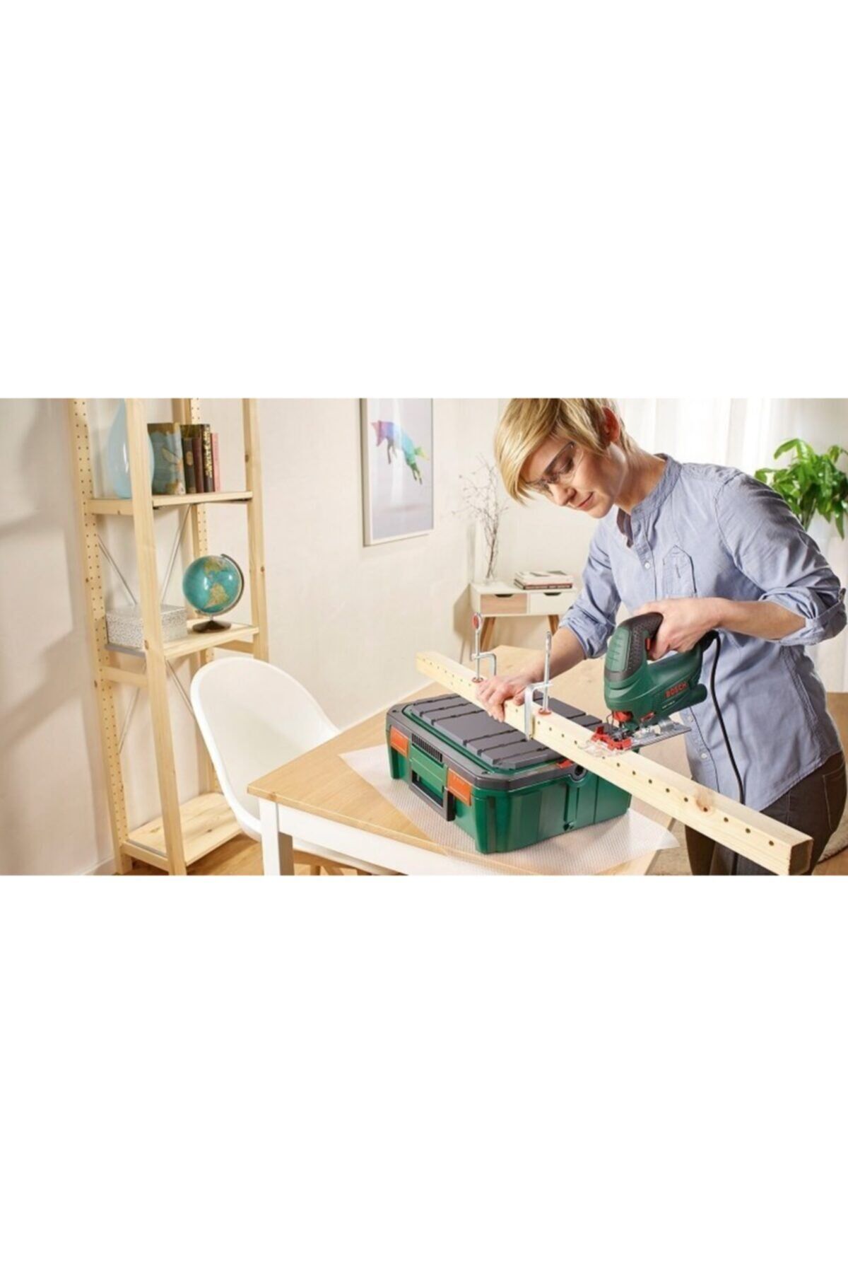 Bosch PST 700 E Dekupaj Testere (500W - S-Boxx Çanta + 10 Parça Aksesuar Seti Dahil) - 06033A0005