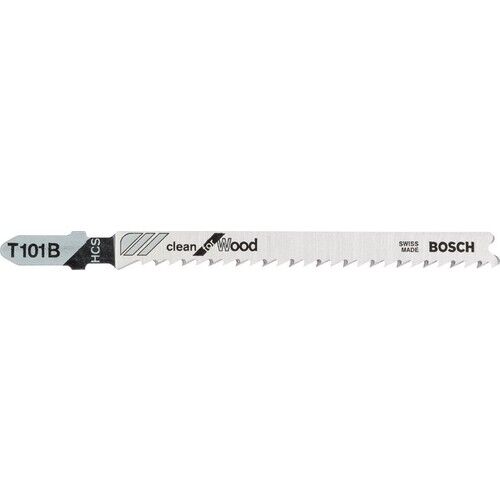 Bosch T 101 B Clean for Wood Dekupaj Testere Bıçağı (Yumuşak Ahşap ve Panel Malzemeler / Temiz Kesim) - 2608630030
