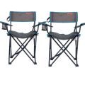 Katlanır Kamp ve Plaj Sandalyesi Seti (2 Adet - Taşıma Çantalı / İçecek Tutuculu)