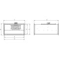 BDKF 40-20 A AC DİKDÖRTGEN KANAL TİPİ RADYAL FAN