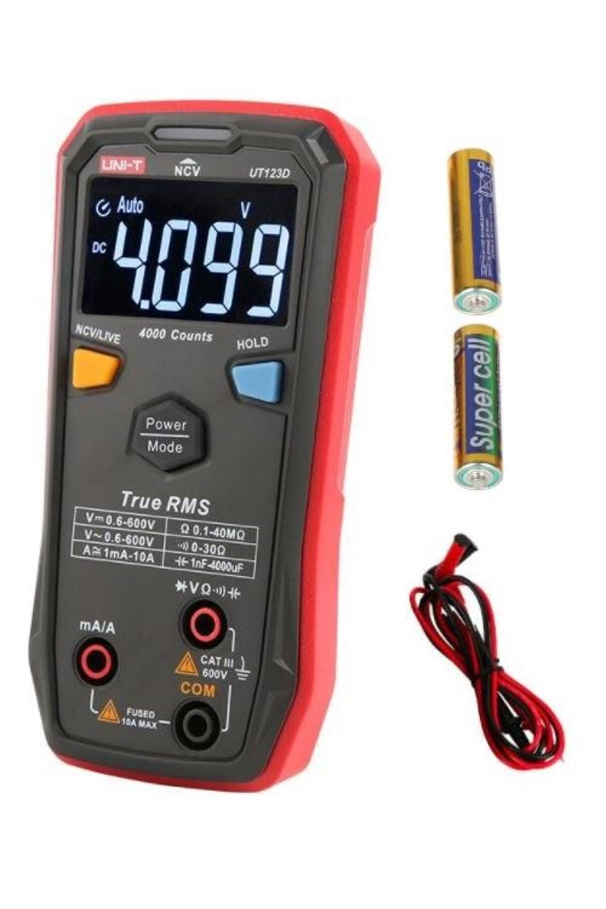 UNİ-T UT123D Cep Tipi Dijital Multimetre