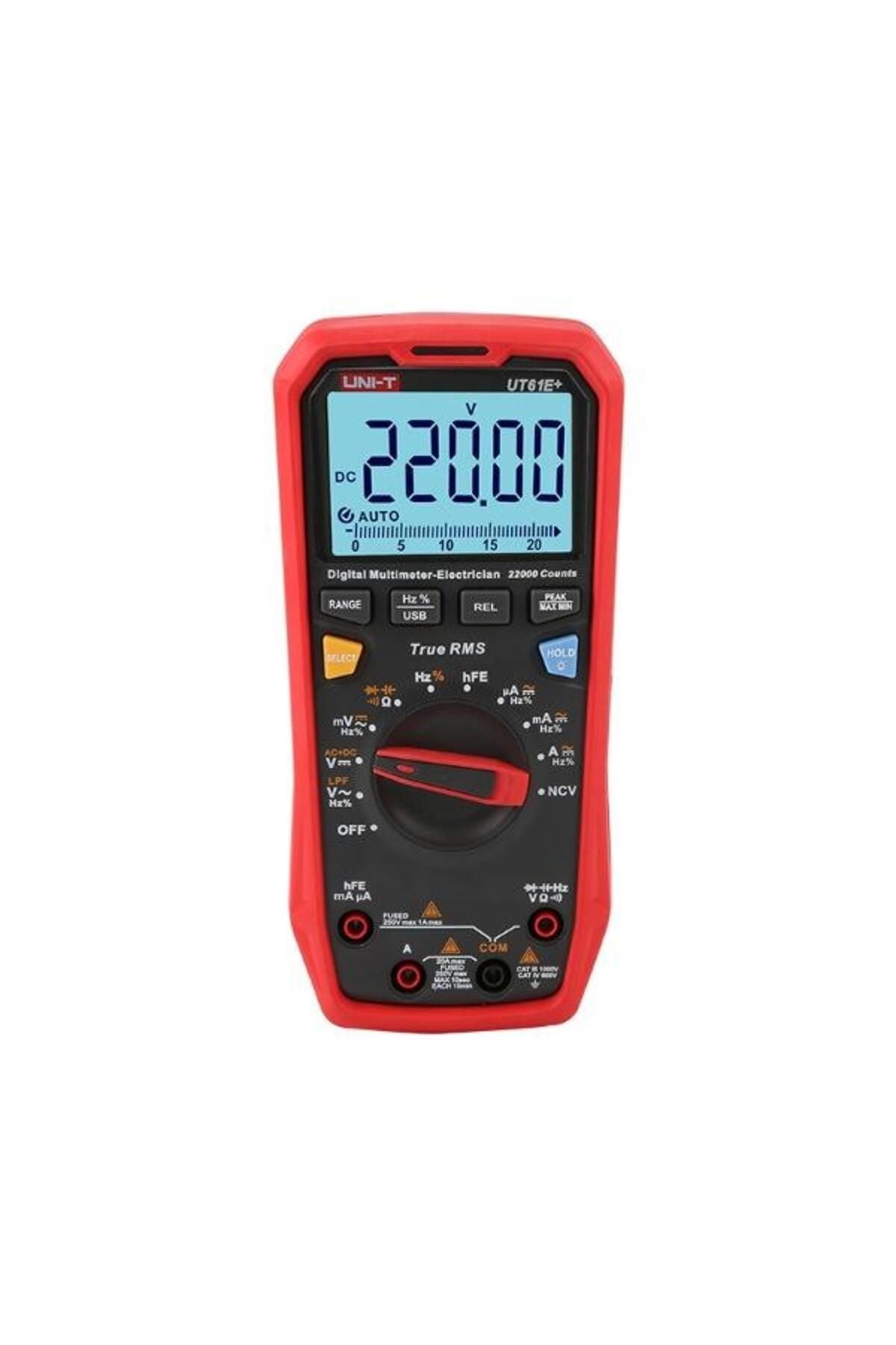 UNI-T UT61E+ Modern Tip Dijital Multimetre (True RMS) - UT61E+