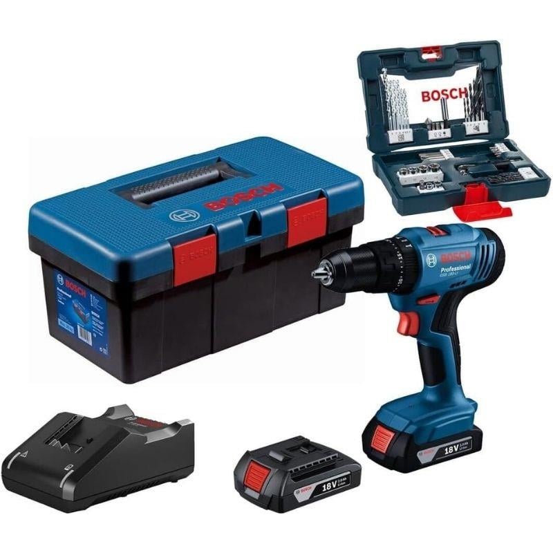 Bosch GSB 183 Lİ 1x2.0+41 Parça Set+Çanta