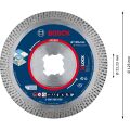EXP X-LOCK Elmas Kesme Disk BFHaCeramic 125mm