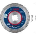 EXP X-LOCK Elmas Kesme Disk BFHaCeramic 125mm