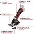 Einhell TE-CS 18/89Li Mini Daire Testere Solo