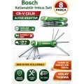Bosch 8li Katlanır Alyan Anahtar Takımı