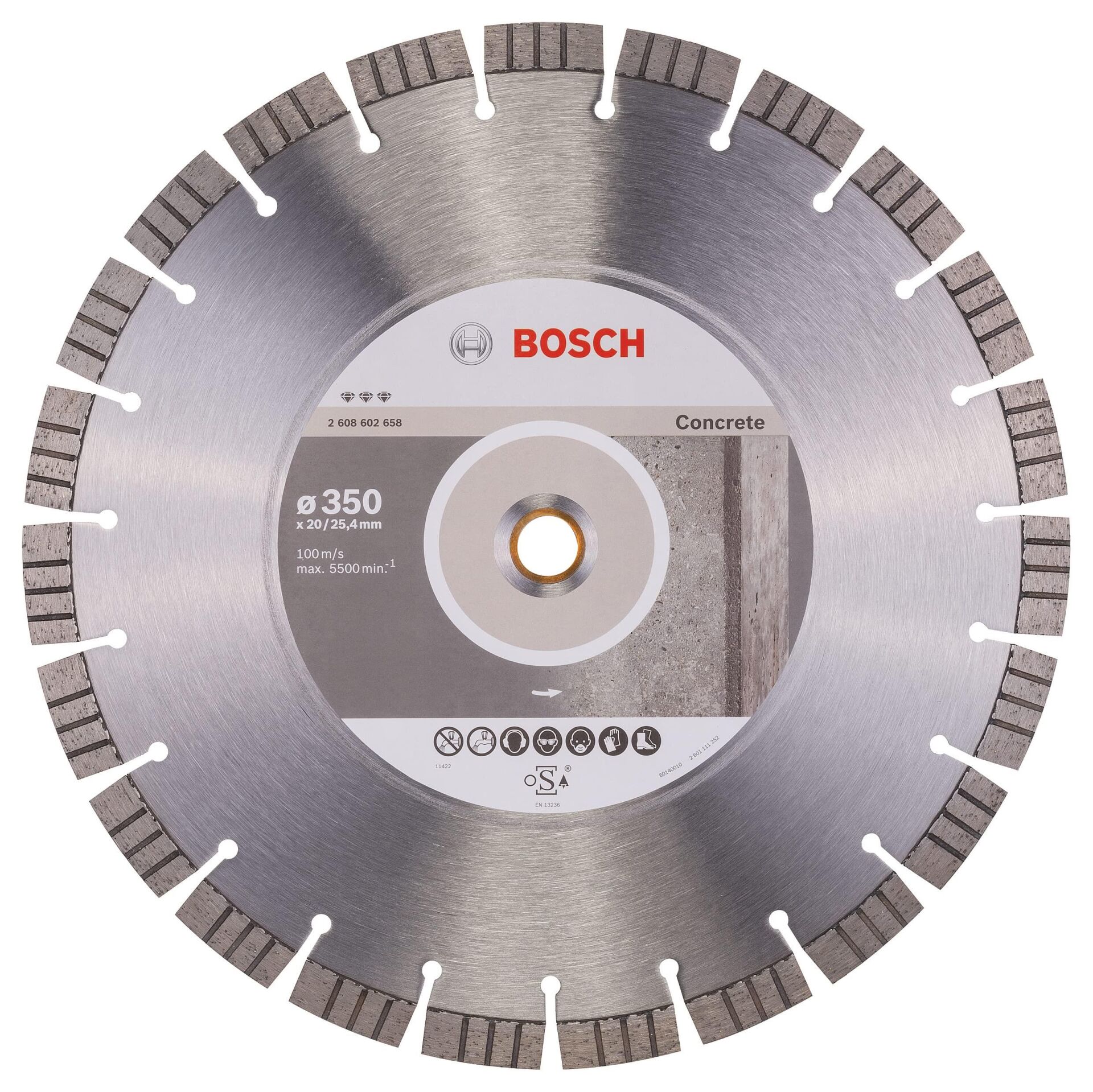 Elmas Kesme Disk BFConcr 350*25,40/&20MM