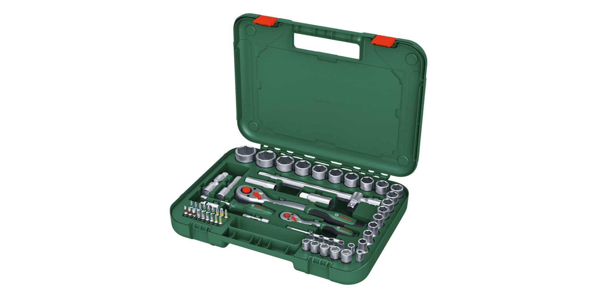 Bosch Cırcırlı Somun Sıkma Seti (1/4'' + 1/2'' - 56 Parça) - 1600A02Z9G