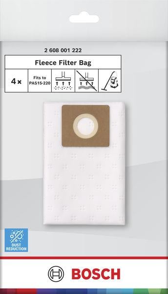 Bosch Filtre Torbası PAS15-220 İÇİN 4 lü