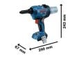 Bosch GRG 18V-16 Perçin Tabancası Solo