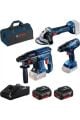 Bosch GSR18v-50+GBH 180+GWS 180 2 x GBA 18V 4.0Ah 0615990M3Z