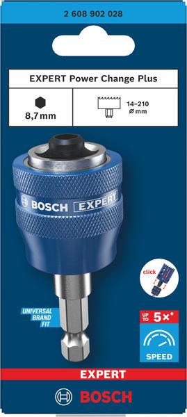 Bosch EXPERT 8,7 mm Elmaslı İnox Panç Adaptörü Hex