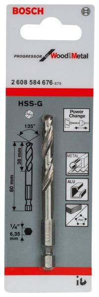 Bosch PC-Plus için HSS-G Merkezleme Ucu 80 mm