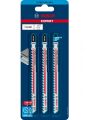 Bosch Expert T 341 HM 'Fiber Plaster' Dekupaj Testere Bıçağı (3'lü Paket - Karbür) - 2608900564