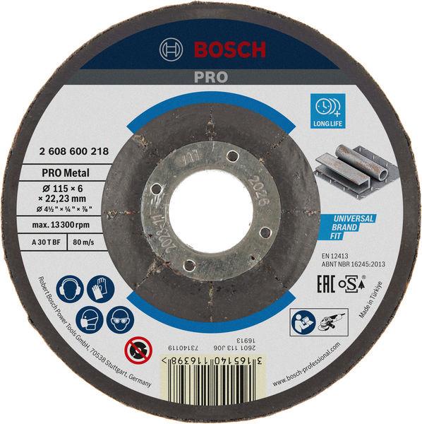 PRO Metal Taşlama Diski 115 x 6 x 22,23 mm 1 Li