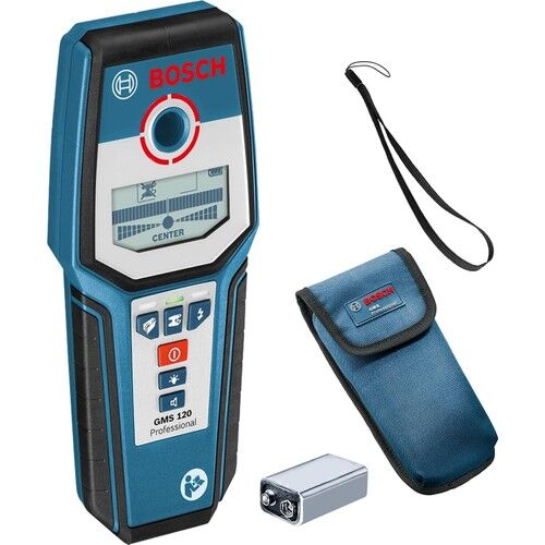 Bosch GMS 120 Dijital Duvar Tarama Cihazı (12 cm Tarama Derinliği - Metal, Ahşap ve Gerilimli Kablo Algılama) - 0601081000