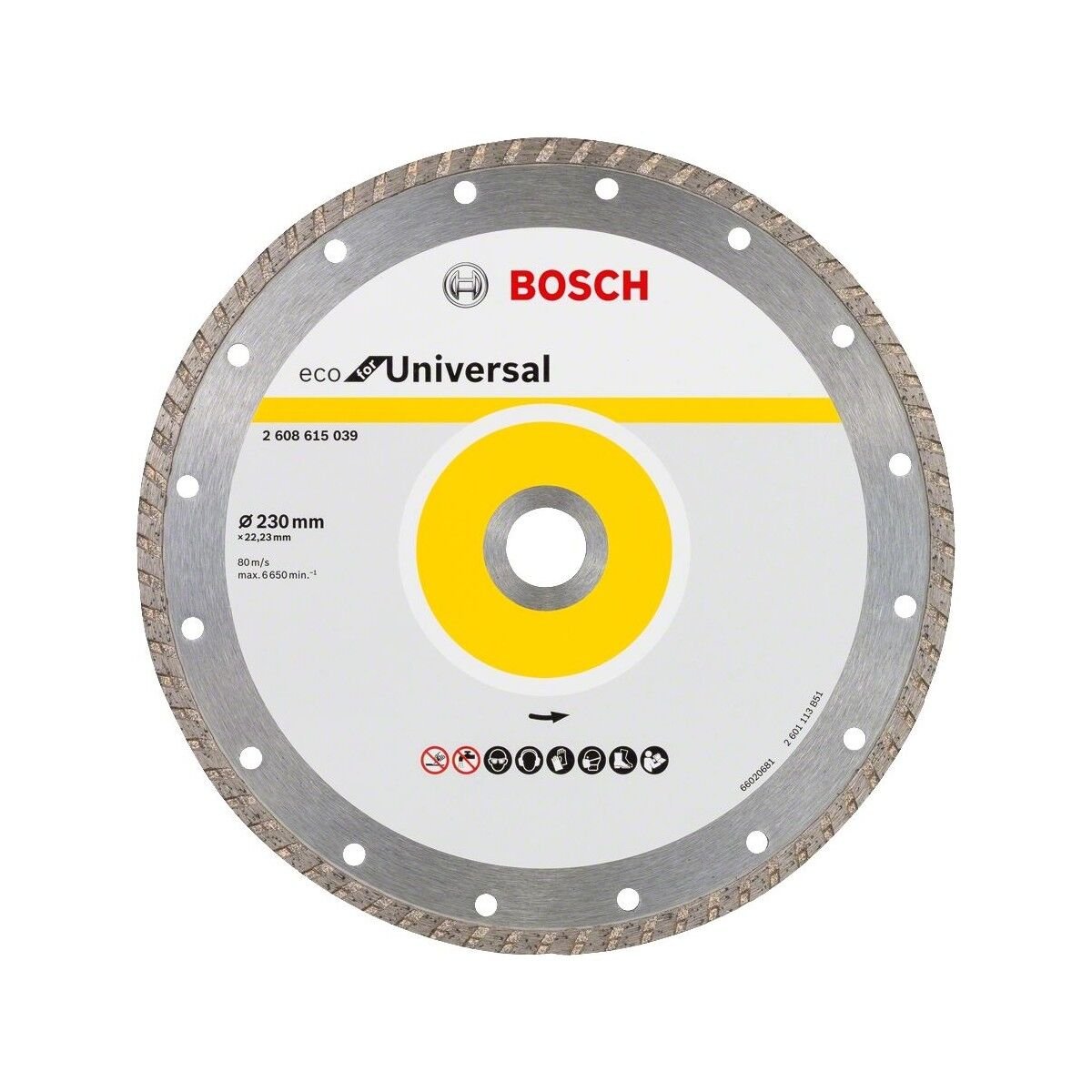 Bosch Elmas Kesme Disk EFUnivT 230*22,23mm 9+1 048