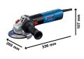 Bosch GWS 20-125 SB Devir Ayarlı Avuç Taşlama (2000 W - 125 mm) - 06017D5020