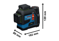 Bosch GLL 12V-100-33 CG Akülü Çizgi Lazer 1x2.0Ah Tek Akülü - 0601065401