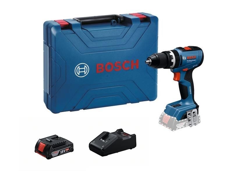 Bosch GSB 18V-65 Akülü Darbeli Delme/Vidalama Makinesi (1 x 2.0 Ah) - 06019N3100-SET