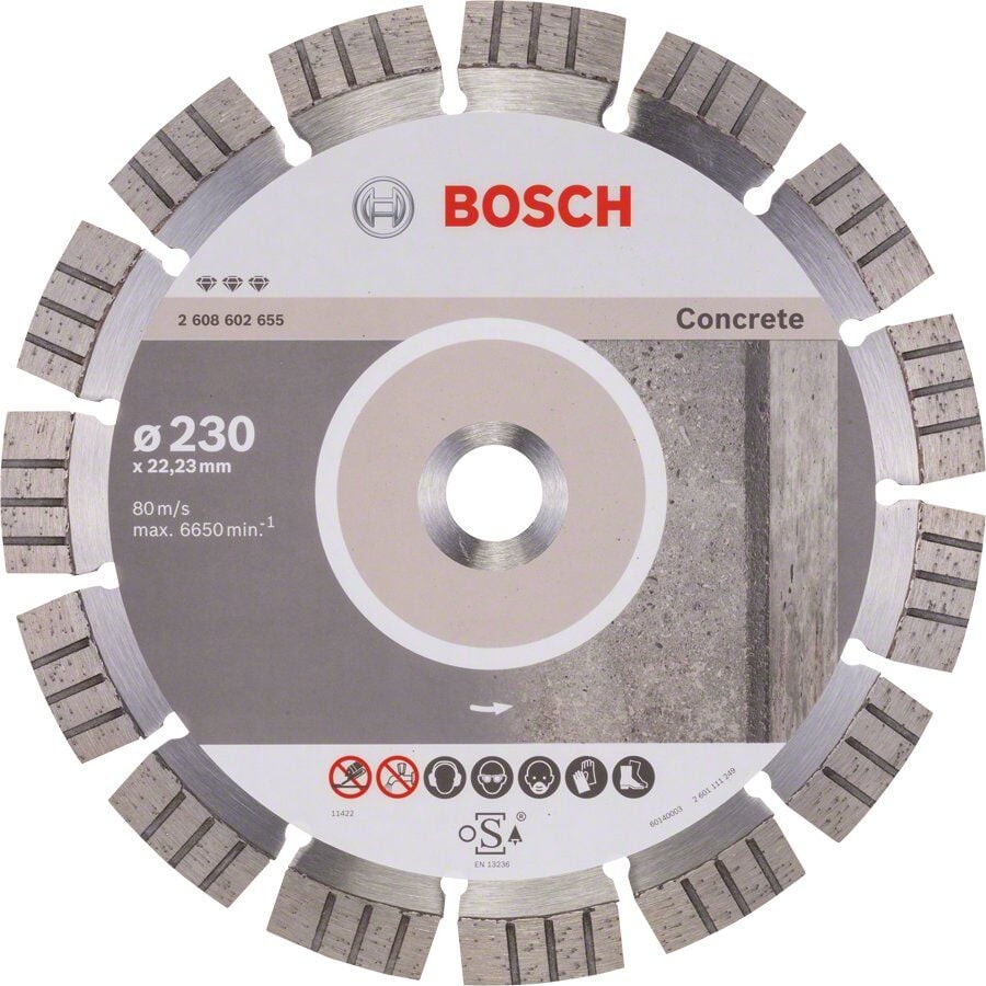 Elmas Kesme Disk BFConcrete 230*22,23mm