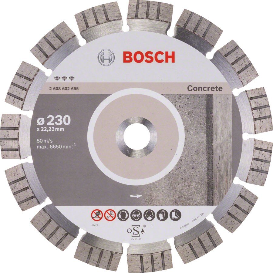 Bosch Concrete Elmas Kesme Diski (230 x 22.23 mm) - 2608602655