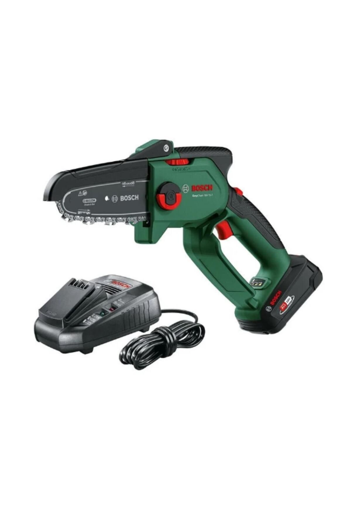 Bosch EasyChain 18V-15-7 Akülü Zincirli Ağaç Kesme Testeresi (1x2.5Ah) - 06008B8900-SET
