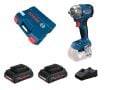 Bosch GDS 18V-350 Akülü Darbeli Somun Sıkma Makinesi (2 x 4.0 Ah ProCORE) - 06019M5020-SET