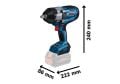 Bosch GDS 18V-1000 Procore 2x5,5Ah Darbeli Somun Sıkma