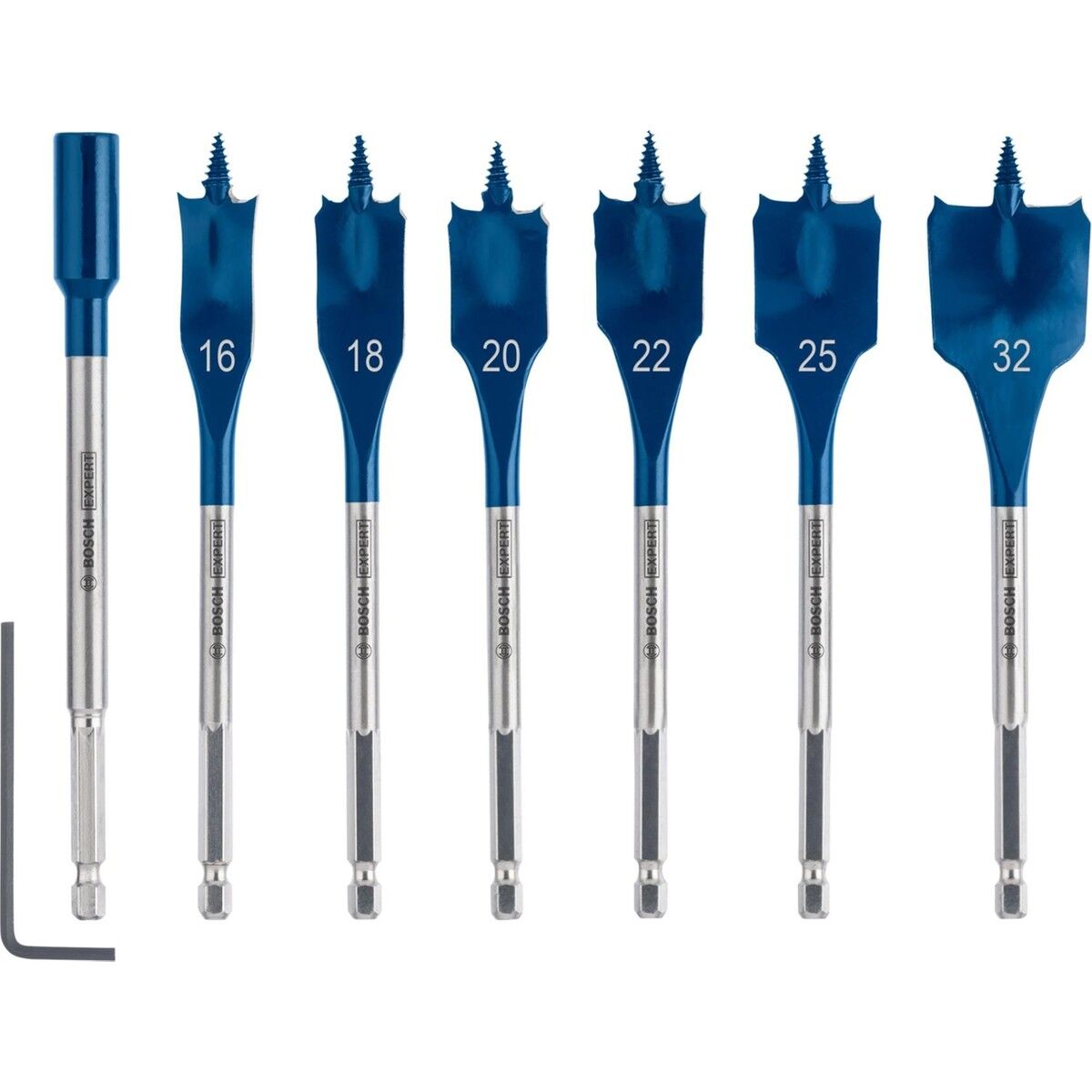 Bosch EXP Yaprak Matkap Ucu Seti 16-32 mm 7’lı