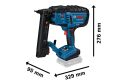 Bosch GTH 18V-38 M Akülü Ahşap Zımbalama Makinesi (2 x 8,0 Ah ProCORE + GAL 18V-160 C + L-BOXX) - 0601482500-SET