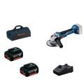 Bosch Gws 18V-10 2x4.0Ah Çift Akülü Taşlama Makinesi